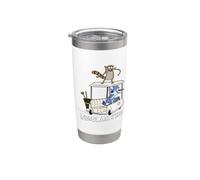 Regular Show Mordecai and Rigby Golf Cart Gobelet isotherme en acier inoxydable double paroi