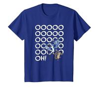 Regular Show Mordecai and Rigby Ooooohs T-Shirt, Enfant, Bleu Royal, 12 Ans