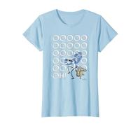 Regular Show Mordecai and Rigby Ooooohs T-Shirt, Femme, Bleu Céleste, XXL