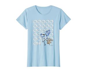 Regular Show Mordecai and Rigby Ooooohs T-Shirt, Femme, Bleu Céleste, XXL