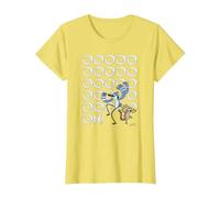 Regular Show Mordecai and Rigby Ooooohs T-Shirt, Femme, Citron, XL