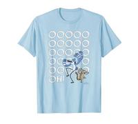 Regular Show Mordecai and Rigby Ooooohs T-Shirt, Homme, Bleu Céleste, XL