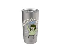 Regular Show Muscle Man WOOOOO! Gobelet isotherme en acier inoxydable double paroi