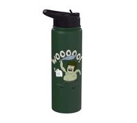 Regular Show Muscle Man WOOOOO! Stainless Steel Insulated Water Bottle