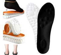 Regularw Semelle intérieure thermostatique confortable en forme de U, semelles de massage FootFix pour enfants, Footstr InsoleX, semelles cloud élastiques 4D, semelles en mousse à mémoire de forme