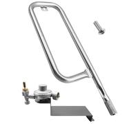 Régulateur 80476 et tube de brûleur 69957 pour Weber Q200 Q220 Series | Convient pour Weber Q200 Q220 Q2000 Q2200 modèles 394001 396000 396001 396002 566001 566002 566801