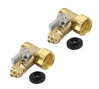 Régulateur à 3 voies en laiton robuste et résistant à l'érosion avec trois raccords et vannes d'entrée d'eau modulaires intégrées pour systèmes de tuyauterie