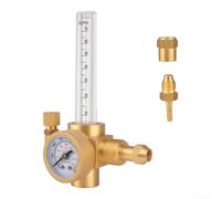 Régulateur Argon/CO2 pour en Laiton avec Entrée CGA-580 Régulateur | Détendeur G5/8 Externe, Équipement Atelier Soudure, Régulateur pour gaz Protecteur, Kit Détendeur Complet
