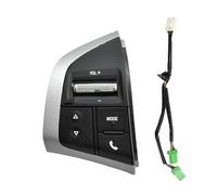 Régulateur Bouton Commutateur Volant Volume Audio Commutateurs Commande Téléphonique Multifonctions De Médias De Musique Pour Isuzu Pour D-max 2015-2018 DMAX(Black-Left-WIRE)
