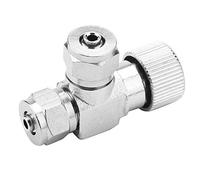 Régulateur De CO2 Système D'aquarium Acier Inoxydable Aiguille Clapet De Contrôle Compteur De Bulles Vanne À Aiguille Générateur De CO2 DIY