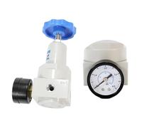 Régulateur d'air pneumatique 0~40 bar avec port de manomètre 1/4 3/8 1/2 2 pouces BSP 1/2" QTYH QTY-08 10 15 20 25 32 40 50(QTYH-40)