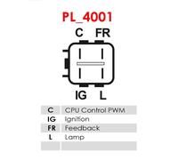 Régulateur d'alternateur AS-PL ARE5082 31150RNAA01