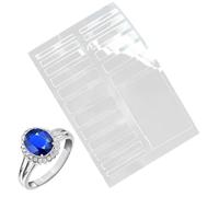 Régulateur d'ANTRÈMENT - SIZER en silicone transparent pour anneaux lâches, confortable resizer ajusté ensemble pour hommes et femmes, réducteur d'espace flexible | Sûr invisible pour