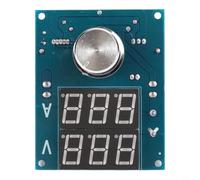 Régulateur DC XL4016 avec pour affichage Voltmètre 5A Régulateur | Puce XL4016 haute pour puissance, pour affichage pour temps réel, limite 5A ventilateur, pour idéal bricolage