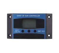 Régulateur de batterie réglable pour panneau solaire | Contrôleurs de charge pour panneaux solaires | Régulateur de charge | 2 ports USB renouvelables [2]