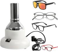 Régulateur de chaleur pour cadre de lunettes, chauffage de cadre optique avec 2 réglages de température pour lunettes et montures non métalliques, outil essentiel pour opticien
