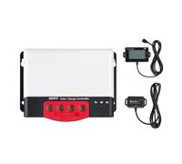 Régulateur de Charge, Contrôleur de Charge solaire MPPT 40A 12V 24V, régulateur d'énergie avec écran LCD BT-2 RM-6(Display Bluetooth)