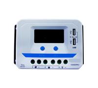 Régulateur de Charge, Contrôleur de chargeur solaire 30A 12V 24V, rétro-éclairage automatique LCD, régulateur haute efficacité PWM avec double sortie USB