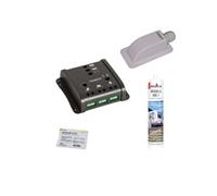 ANTARION Régulateur de charge pour panneau solaire SMC20 + passe-toit + Dekasyl MS1 + lingette