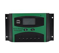 Régulateur de Charge Solaire 12V / 24V, PWM 40A, Ports USB Doubles, Affichage LCD - Protection Complète, Compatible AGM et GEL, Usage Domestique et Industriel (40A)