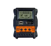 Régulateur de charge solaire, Contrôleur De Char Solaire LCD 12V 24V, Régulateur Panneau , Afficha La Batterie, Courant Déchar Avec Mémoire Mise Hors Tension(10A)