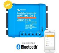 Régulateur de charge solaire smartsolar mppt 100/20 (12/24v) - victron energy