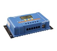 Régulateur de charge solaire - Victron Energy - Blue-Solar PWM-LCD&USB - 12V, 24V, 48V - 30A - Universel