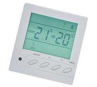 Régulateur de chauffage central, panneau thermostatique sans fil 8 zones | Contrôle de zone multicanal pour chauffage au sol, contrôle précis de la chaudière, économe en énergie, ABS robuste