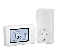 Régulateur de chauffage pour bricoleur, thermostat à fiche, réglé sur les systèmes de chauffage/de refroidissement. Cela convient aux veuves A/C, aux ventilateurs, au chauffage des pièces, pour les