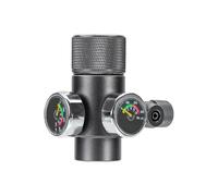 Régulateur de CO2 D'aquarium,Manomètre de CO2 pour Réservoir de Poisson Simple/Double,Pression Réglable pour Système de CO2 de Plantes Aquatiques