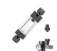 Régulateur de CO2 d'aquarium - Valve de contrôle du CO2 réglable et injecteur d'engrais pour installations - Système de diffuseur de réservoir de poisson - Croissance d'eau, distributeur de dioxyde de