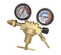 Régulateur de CO2 rare en bronze solide / 4 portes de gestion de la pression industrielle, régulateur permanent de soudure de bâtiment avec barrière de protection