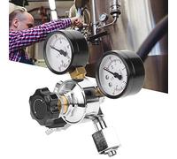Régulateur de CO2, régulateur de fût, régulateur de CO2 à double jauge Kegerator avec soupape décompression manuelle sécurité pour bière brassée
