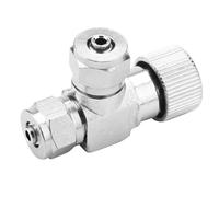 Régulateur De CO2 Système D'aquarium Acier Inoxydable Aiguille Clapet De Contrôle Compteur De Bulles Vanne À Aiguille Générateur De CO2 DIY