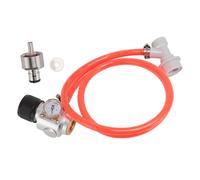 Régulateur de CO2 TR21x4 pour fût de bière, tube réglable de 1 m, affichage précis à 2 niveaux, manomètre pour fût de bière pression, acier inoxydable, matériau ABS, contrôle de