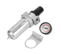 Régulateur de compresseur BSP 1/2 pouces |et piège à eau pour outils/pompes/pistolets pulvérisateurs |Contrôle de pression réglable, jauge de 0 à 150 PSI