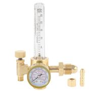 Régulateur de débit d'air à l'argon Soudage TIG 4000PSI Régulateur de gaz de soudeur MIG Testeur de réducteur de pression Filetage mâle 5/8 avec raccord de réservoir CGA-580