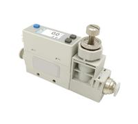 Régulateur de débit d'air AFM0825-04-A 25 l/min, débitmètre d'air avec vanne à pointeau(AFM0825-06-A 25L/min)