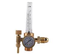Régulateur de débitmètre de gaz, réducteur de pression d'argon tout en laiton, débitmètre de gaz/8 filetage mâle, connecteur CGA580