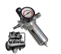 Régulateur de filtre à air comprimé - Compresseur d'air - Séparateur d'eau avec manomètre - Module de séparation robuste pour pulvérisateurs - Sablage de sable - Mécanique - Atelier industriel