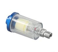 Régulateur de filtre compresseur aérographe avec piège à eau et jauge - Séparateur d'humidité d'huile G1/4 pour outil de pulvérisation, tatouage, nail art et décoration de gâteaux - Accessoire