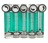 régulateur de gaz de débitmètre d'air, Indicateur de compteur débitmètre gaz d'oxygène d'air 0,1-1,5 L/min(0.22l Per Min 93mm)