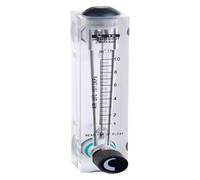 régulateur de gaz de débitmètre d'air, Rotamètre de débitmètre d'air gaz en plastique LZM-15T avec vanne commande 12-120 24-240 48-480 72-720 LPM(0.66m3 Per Hour)