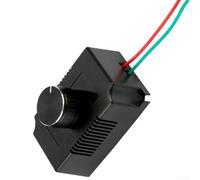Régulateur de moteur en continu AC 220 V Commutateur de contrôle de vitesse pour pompe, ventilateur, meuleuse, four, lumière, contrôle de la température, plastique, noir, compact, léger, 500 W à 3000