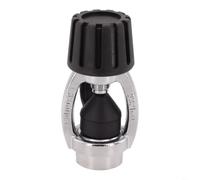 Régulateur de plongée DIN vers adaptateur de culasse, convertisseur en laiton 1ère étape avec bouchon anti-poussière, installation sans outil pour réservoirs de style joug