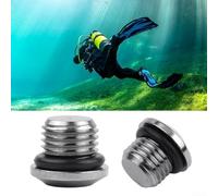 Régulateur de plongée sous-marine avec ports basse pression de 0,95 cm et 7/16", conçu pour la durabilité (3/8-24 LP)