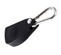 Régulateur de Poulie Câble de Levage Crochet Noir de Aluminium