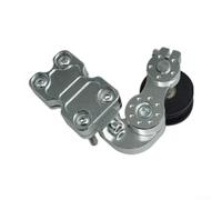 Régulateur de pour chaîne Single Speed en Alliage d'Aluminium pour Vélo de Course Classique - Kit Tendeur pour robuste (Silver)