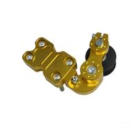 Régulateur de pour chaîne Single Speed en Alliage d'Aluminium pour Vélo de Course Classique - Kit Tendeur pour robuste (Golden)