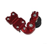 Régulateur de pour chaîne Single Speed en Alliage d'Aluminium pour Vélo de Course Classique - Kit Tendeur pour robuste (Red)